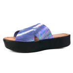 Carregue a imagem no visualizador da Galeria, Sandália FlatForm de Couro Rio de Luz - 1008