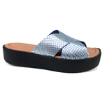 Carregue a imagem no visualizador da Galeria, Sandália FlatForm de Couro Rio de Luz - 1008