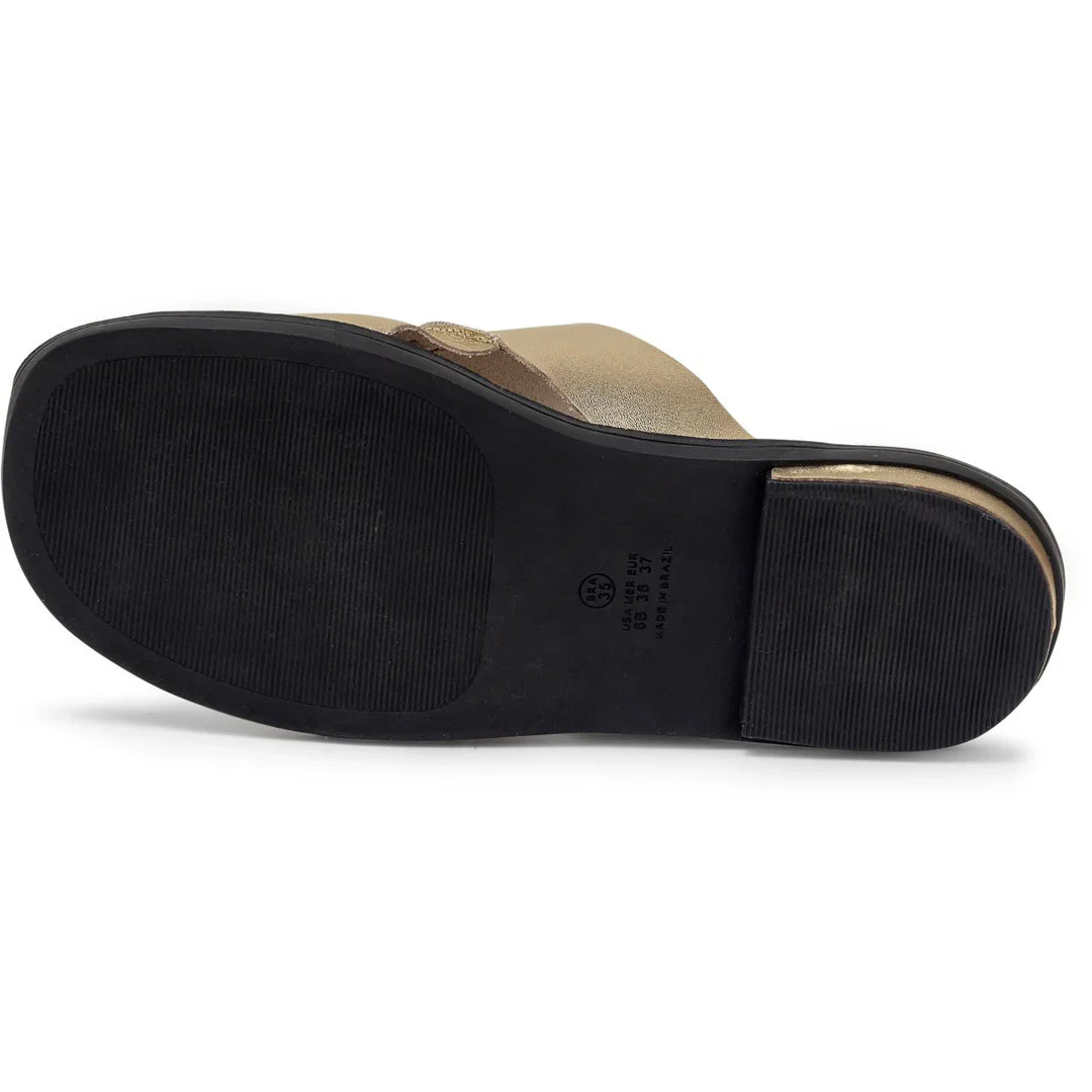 Sandália Parati - Couro Ouro