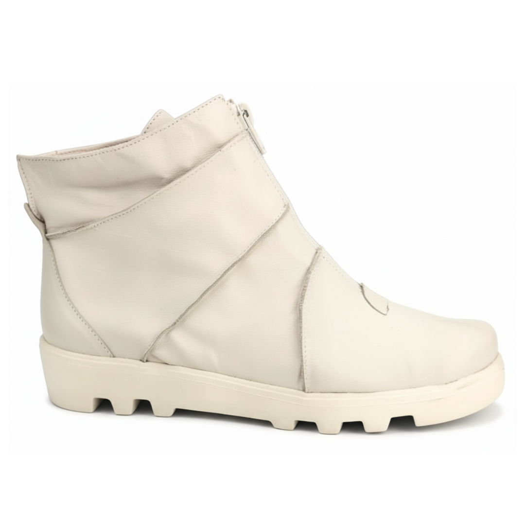 Bota New york - Couro Off white