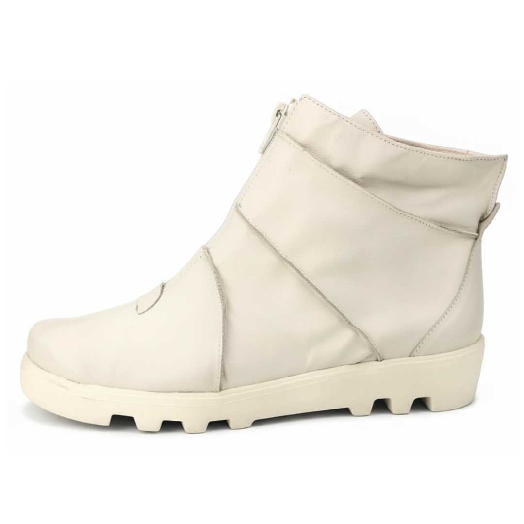 Bota New york - Couro Off white
