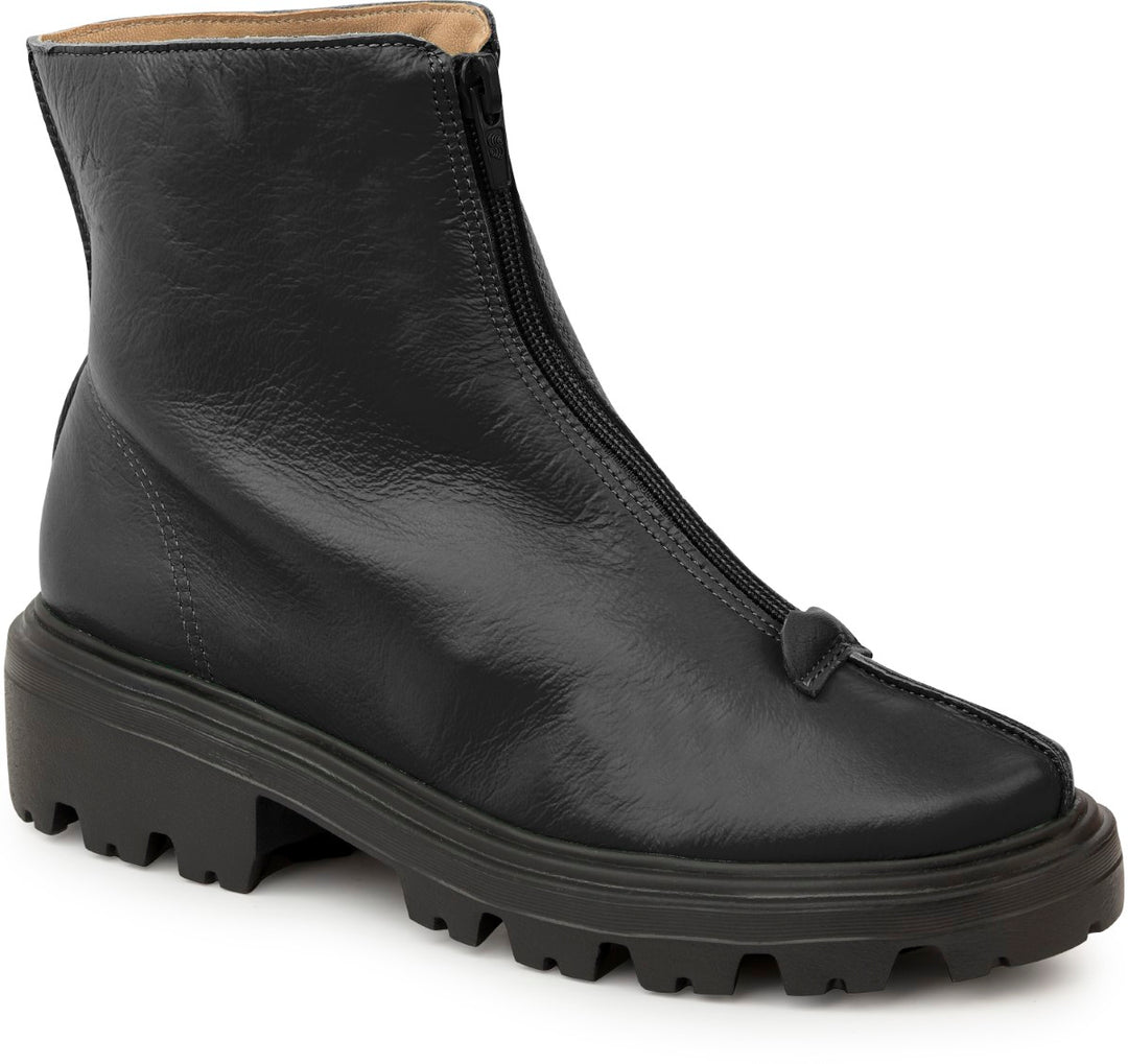 Bota Amy - Couro Preto