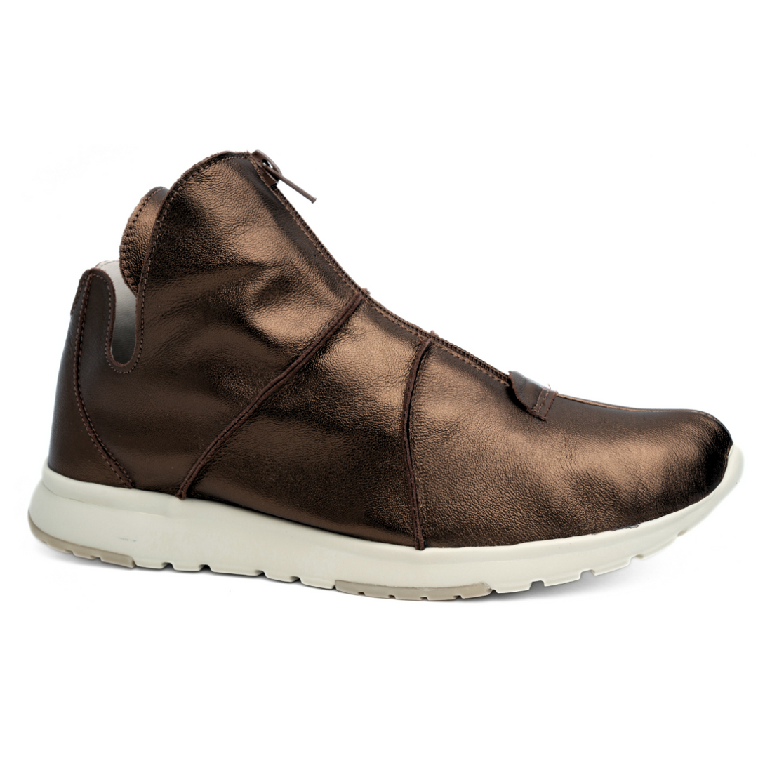 Bota Saint Tropez - Couro Pewter
