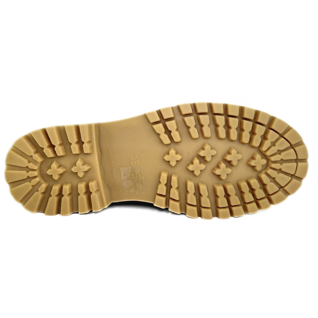 Bota Napole - Couro Camurça Burgundy