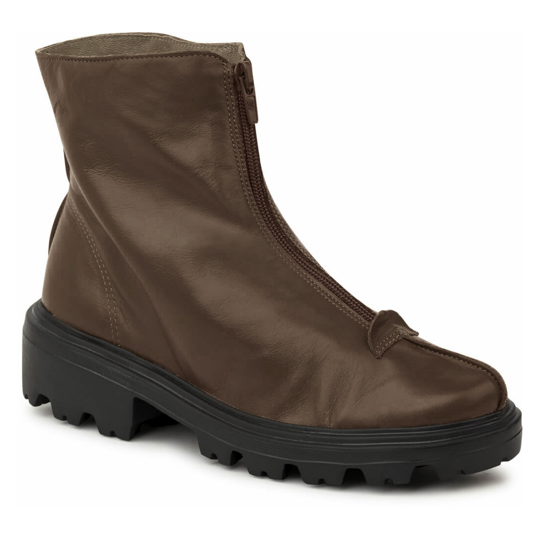 Bota Amy - Couro Café