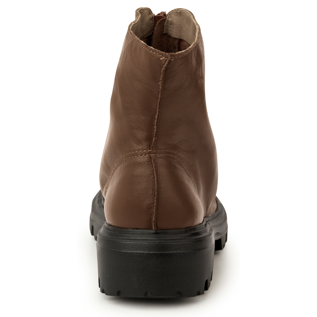 Bota Amy - Couro Café