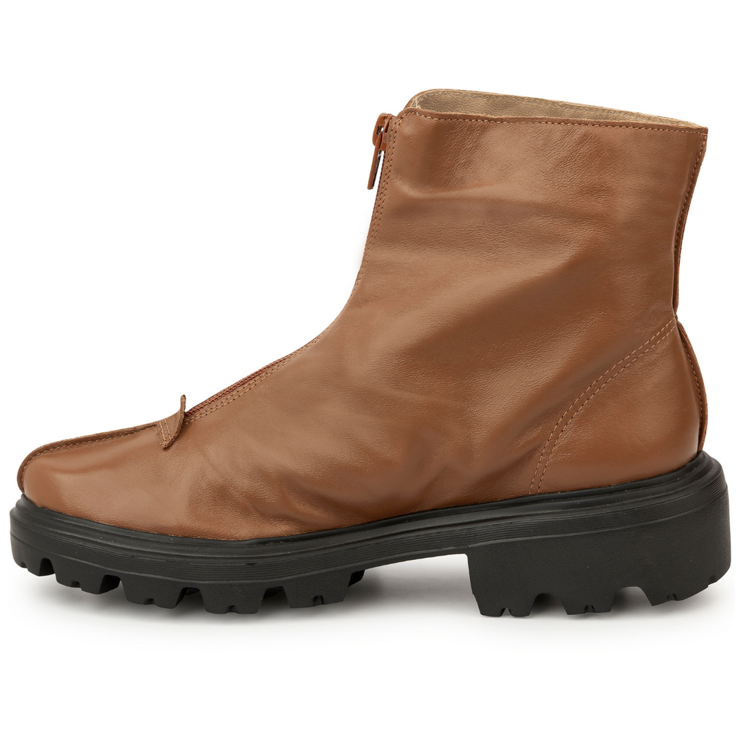 Bota Amy - Couro Conhaque