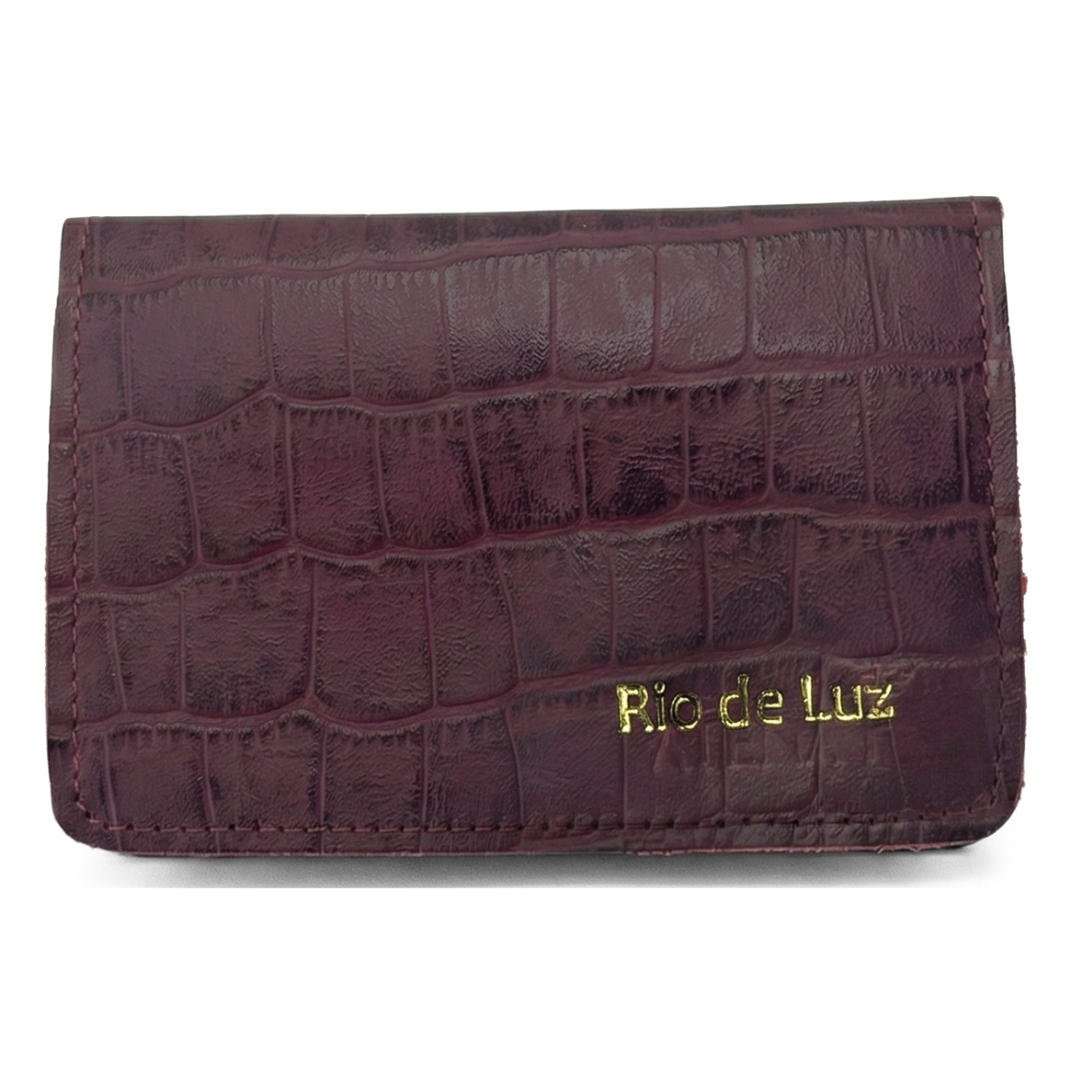 Porta-Cartão de Couro Rio de Luz