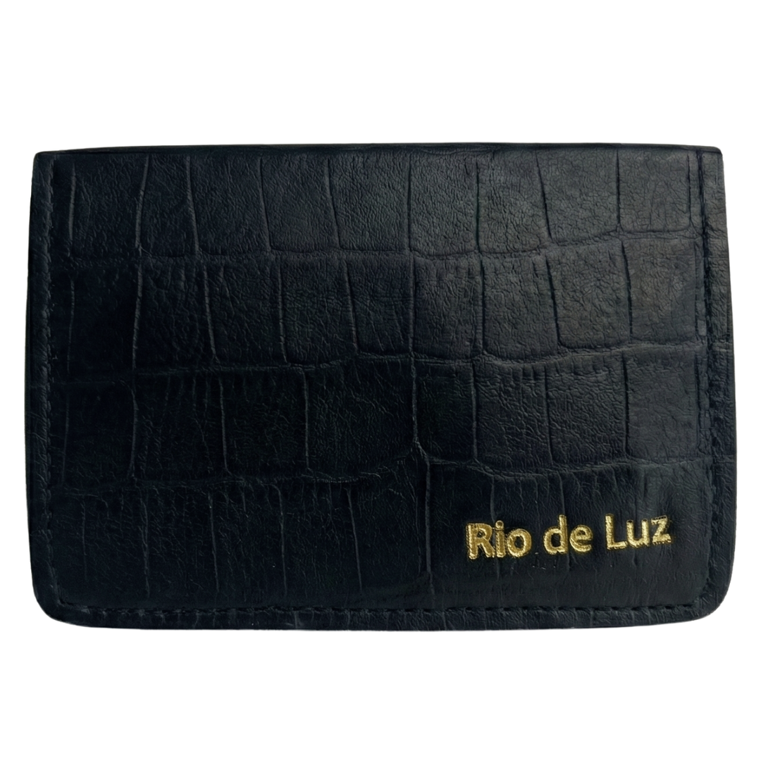 Porta-Cartão de Couro Rio de Luz