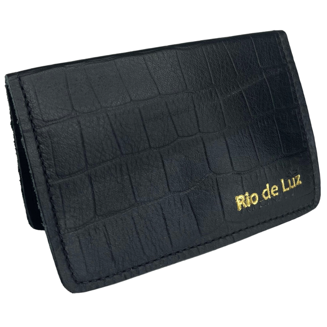 Porta-Cartão de Couro Rio de Luz