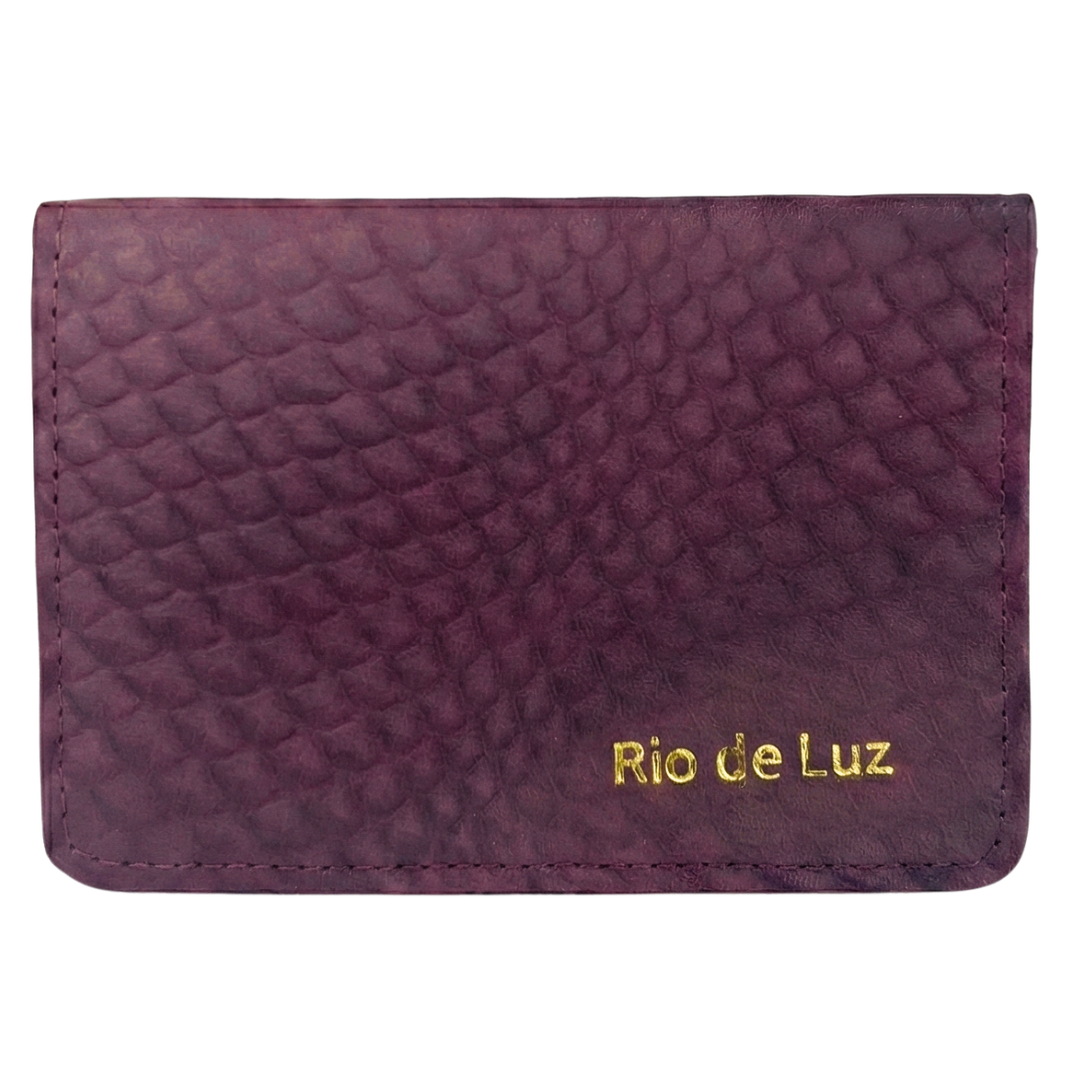 Porta-Cartão de Couro Rio de Luz