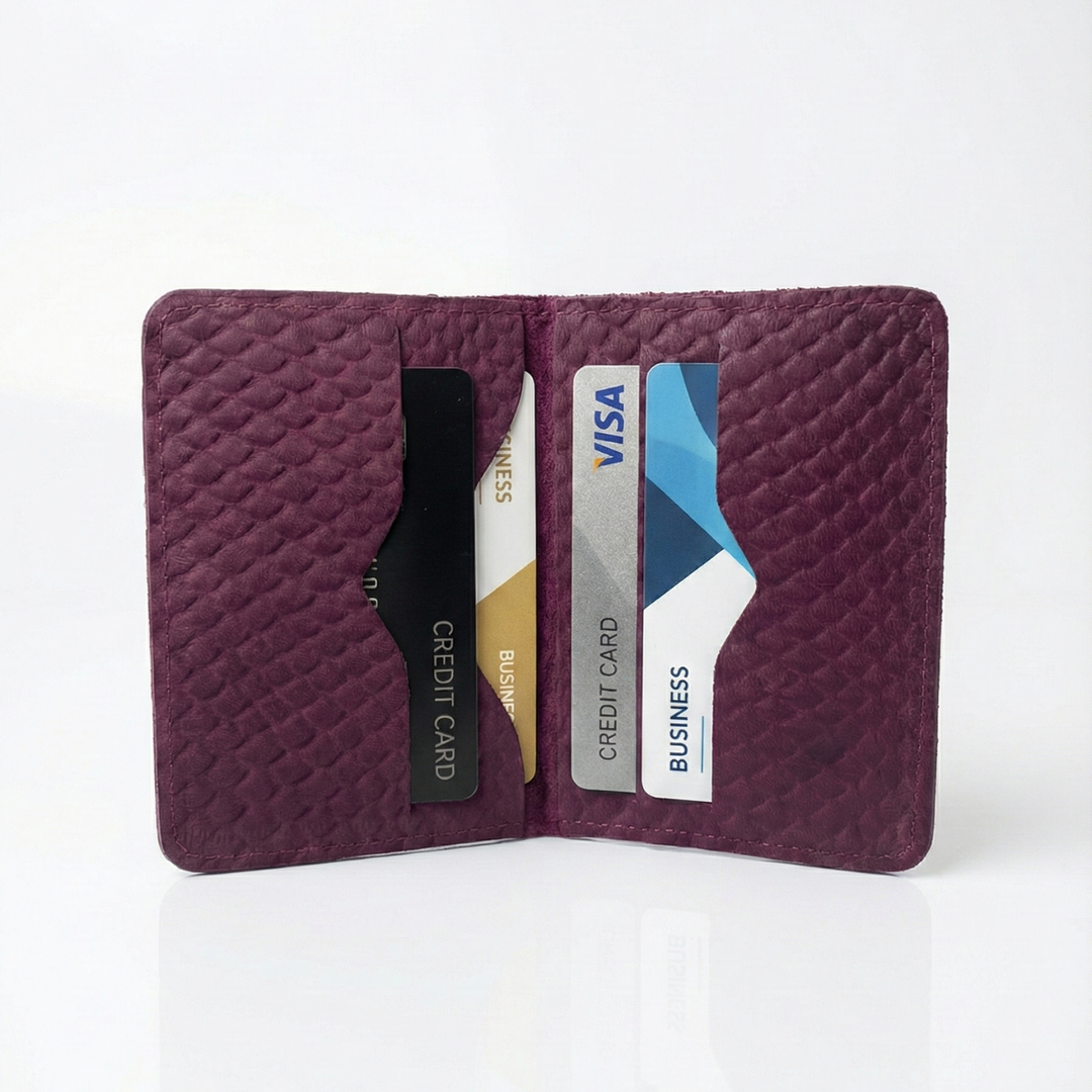 Porta-Cartão de Couro Rio de Luz