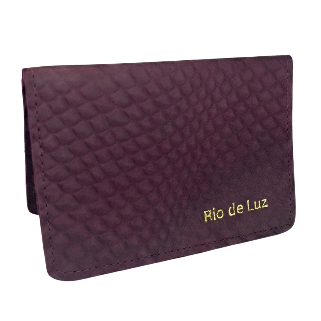 Porta-Cartão de Couro Rio de Luz