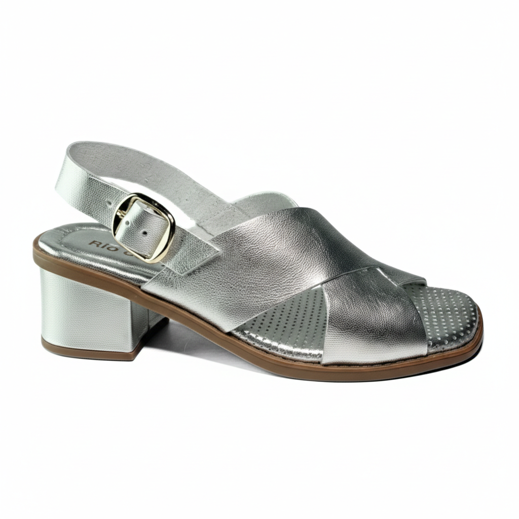 Sandália de Couro Rio de Luz- 8102