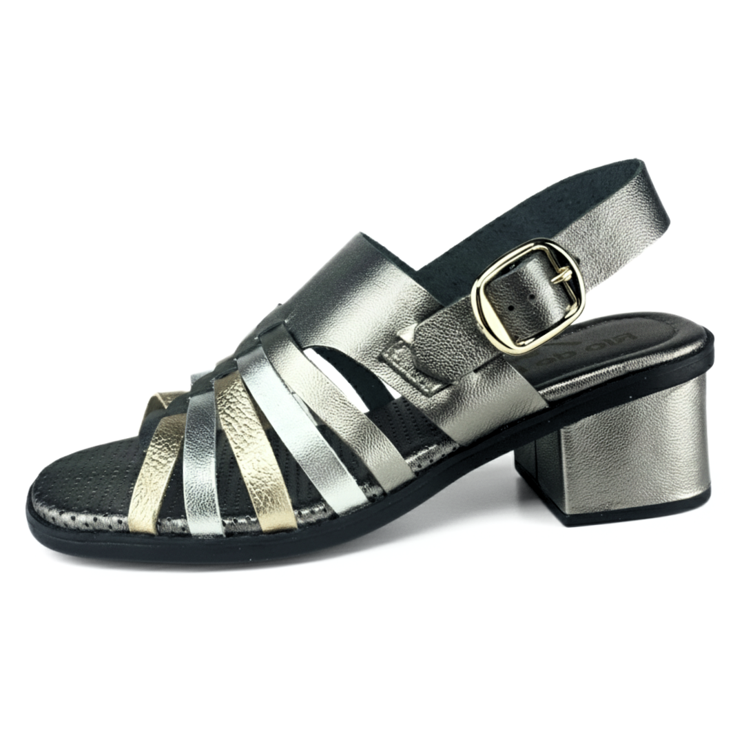 Sandália de Couro Rio de Luz - 8120