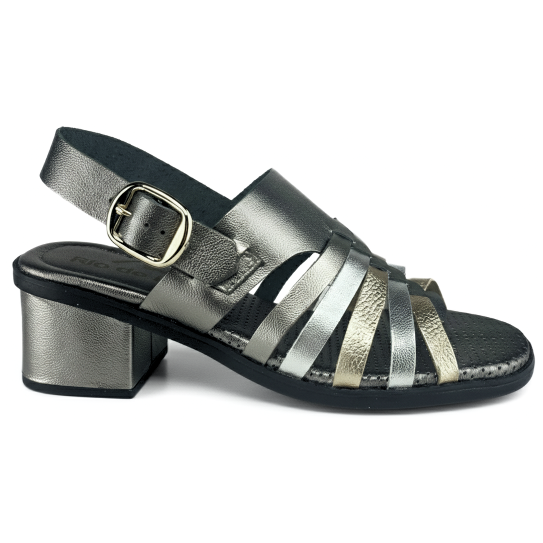 Sandália de Couro Rio de Luz - 8120