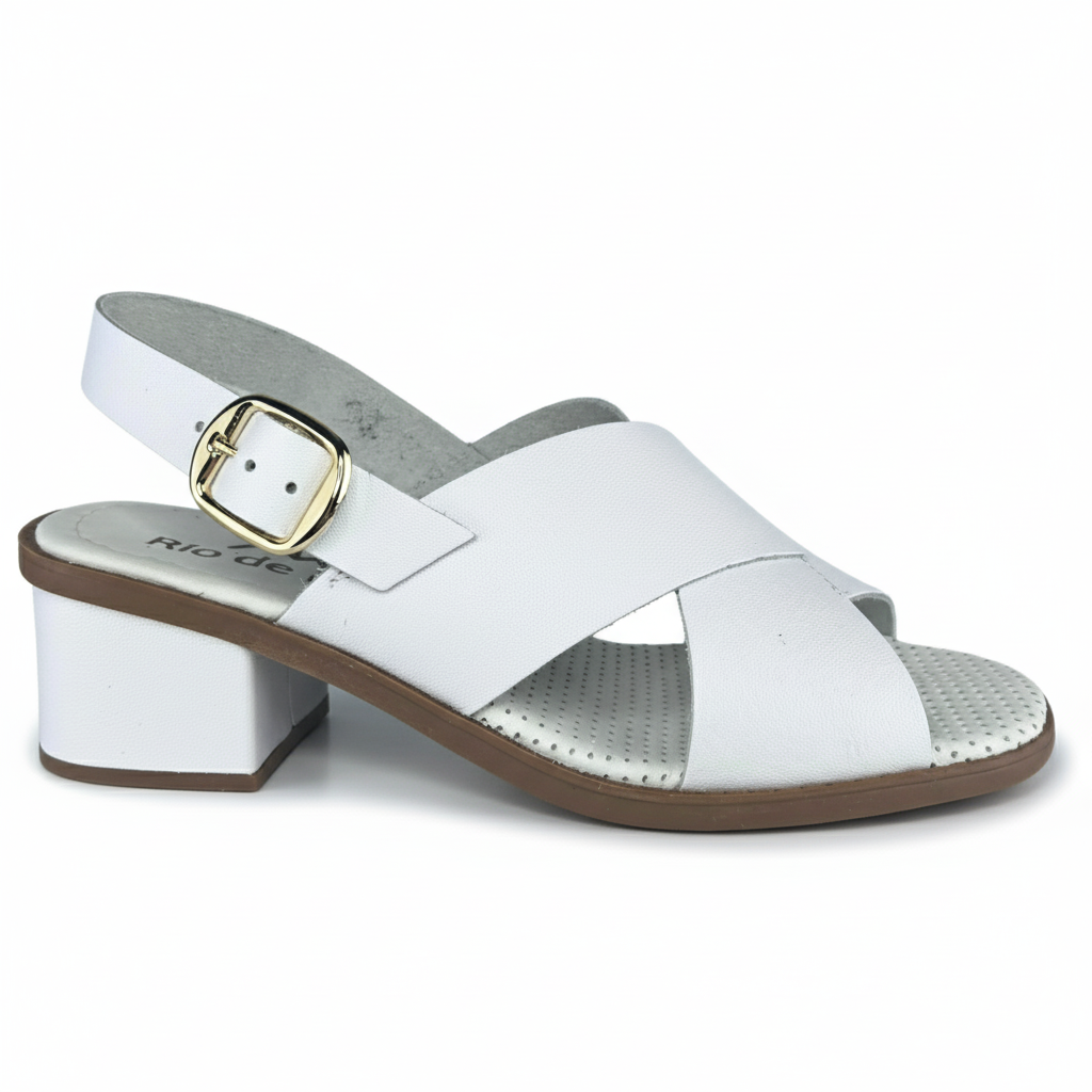 Sandália de Couro Rio de Luz- 8102