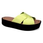 Carregue a imagem no visualizador da Galeria, Sandália FlatForm de Couro Rio de Luz - 1008
