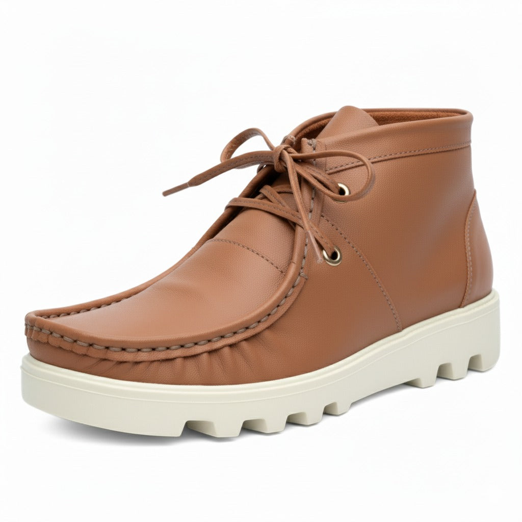 Bota de Couro Rio de Luz - 907 sola Creme