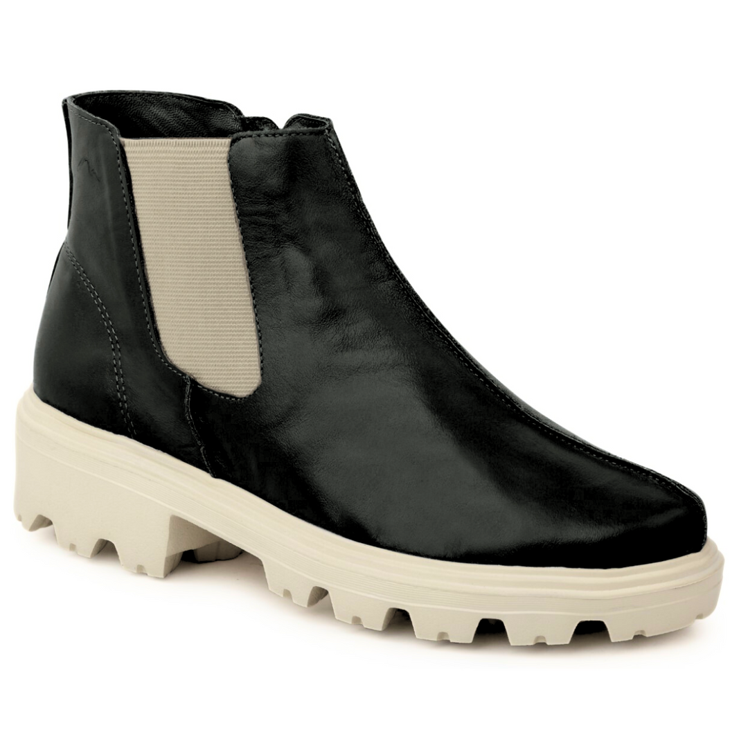Bota Amy - Couro Preto