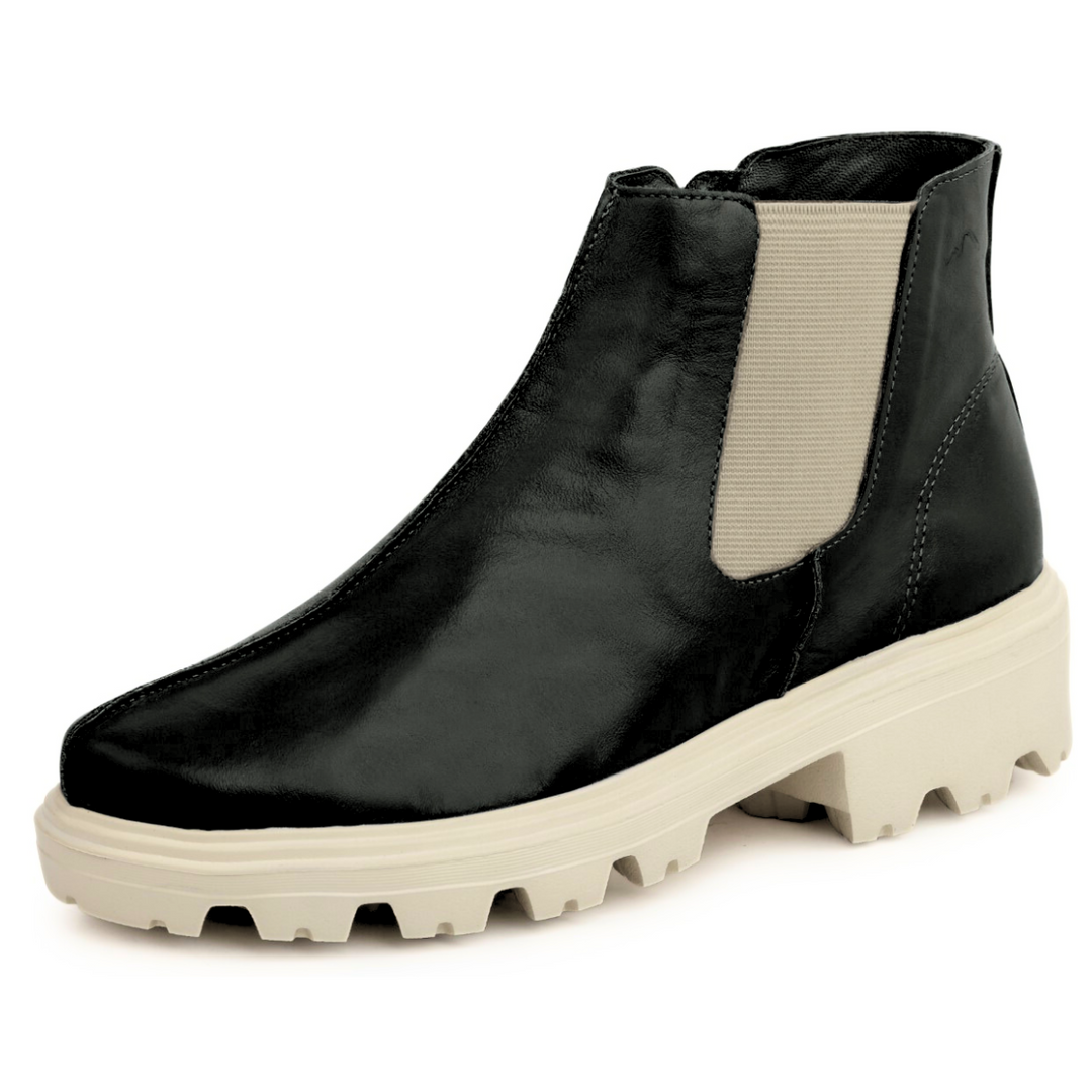 Bota Amy - Couro Preto