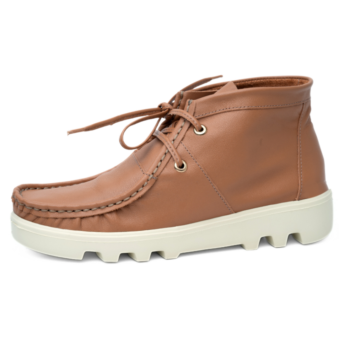 Bota New York - Couro Conhaque