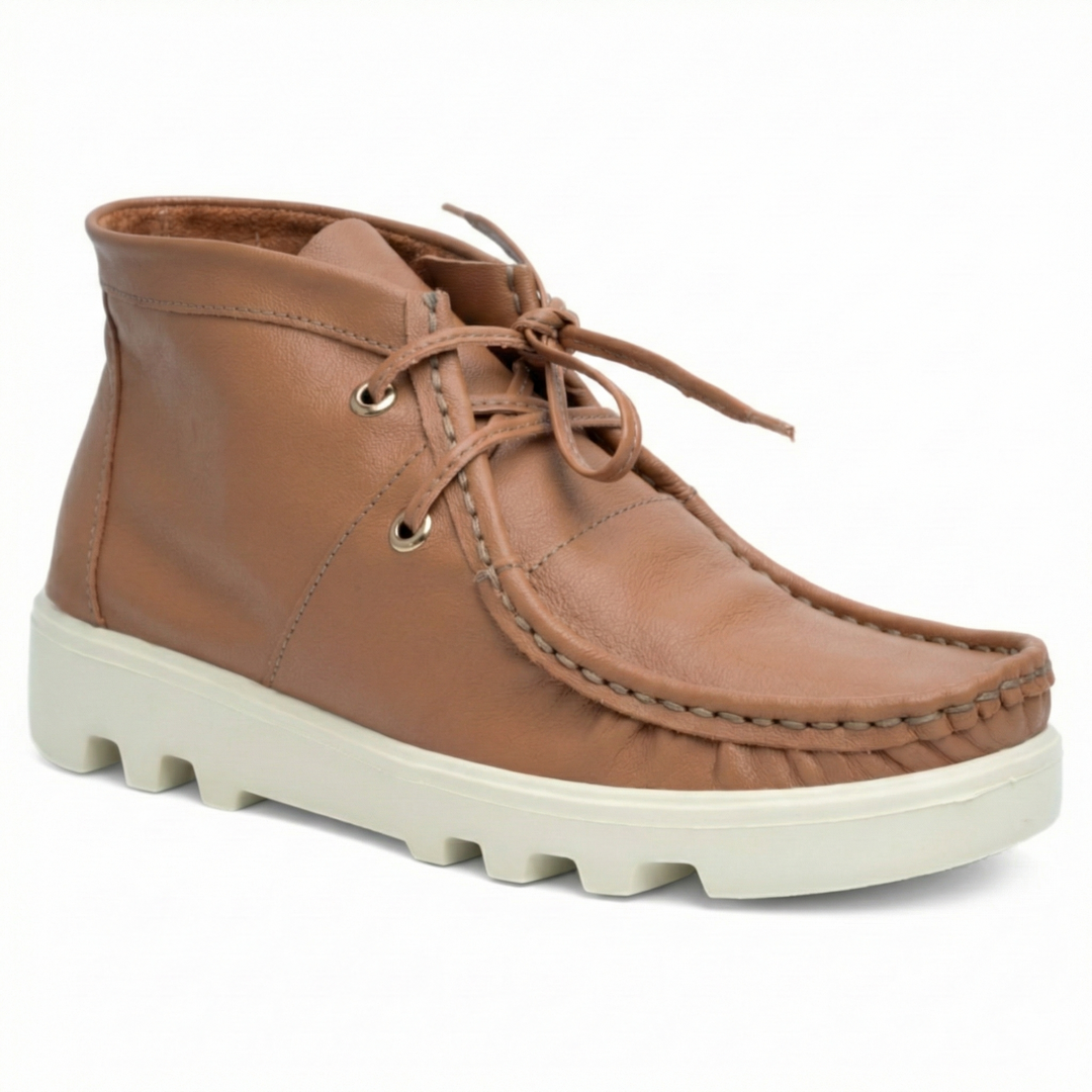 Bota de Couro Rio de Luz - 907 sola Creme