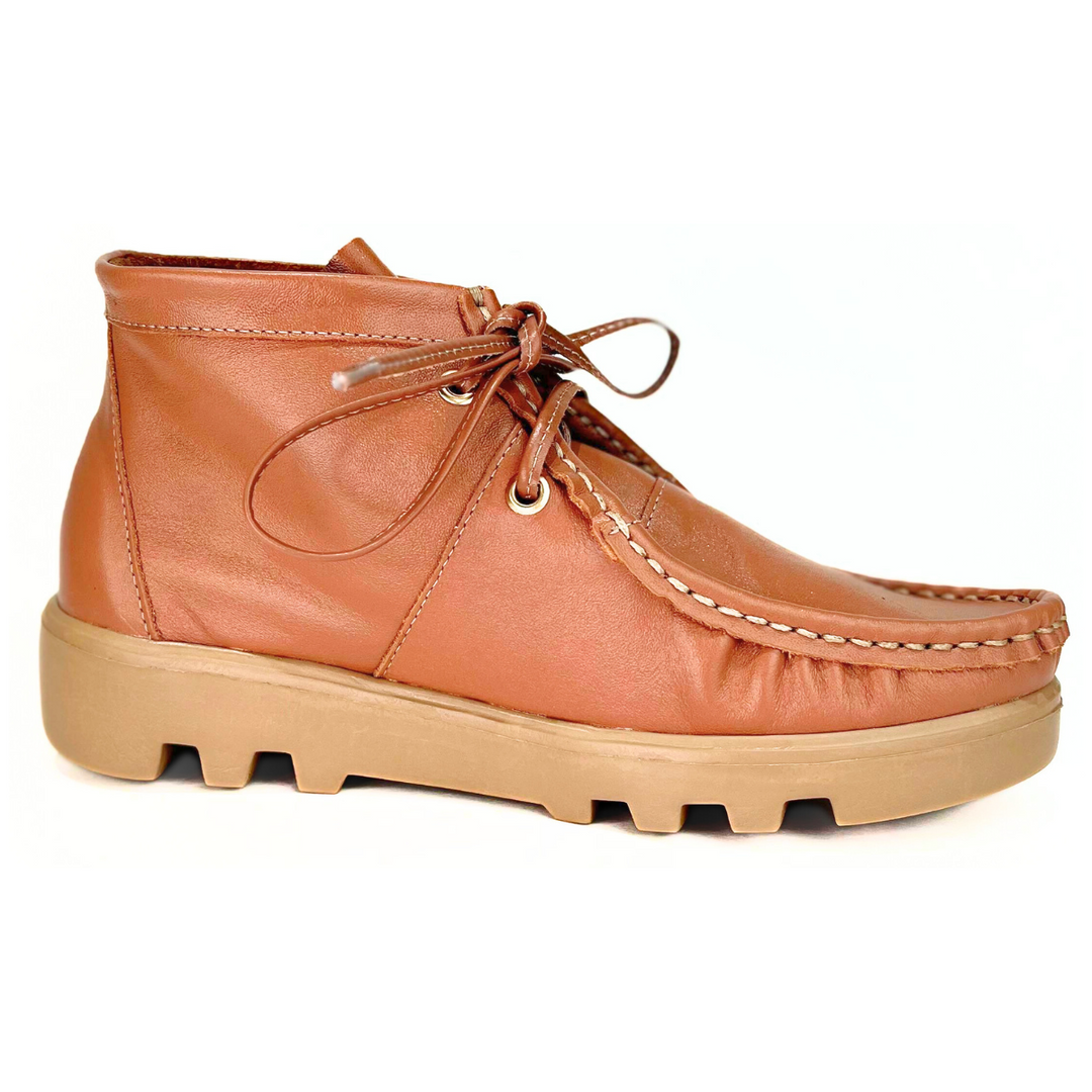 Bota New York - Couro Camel