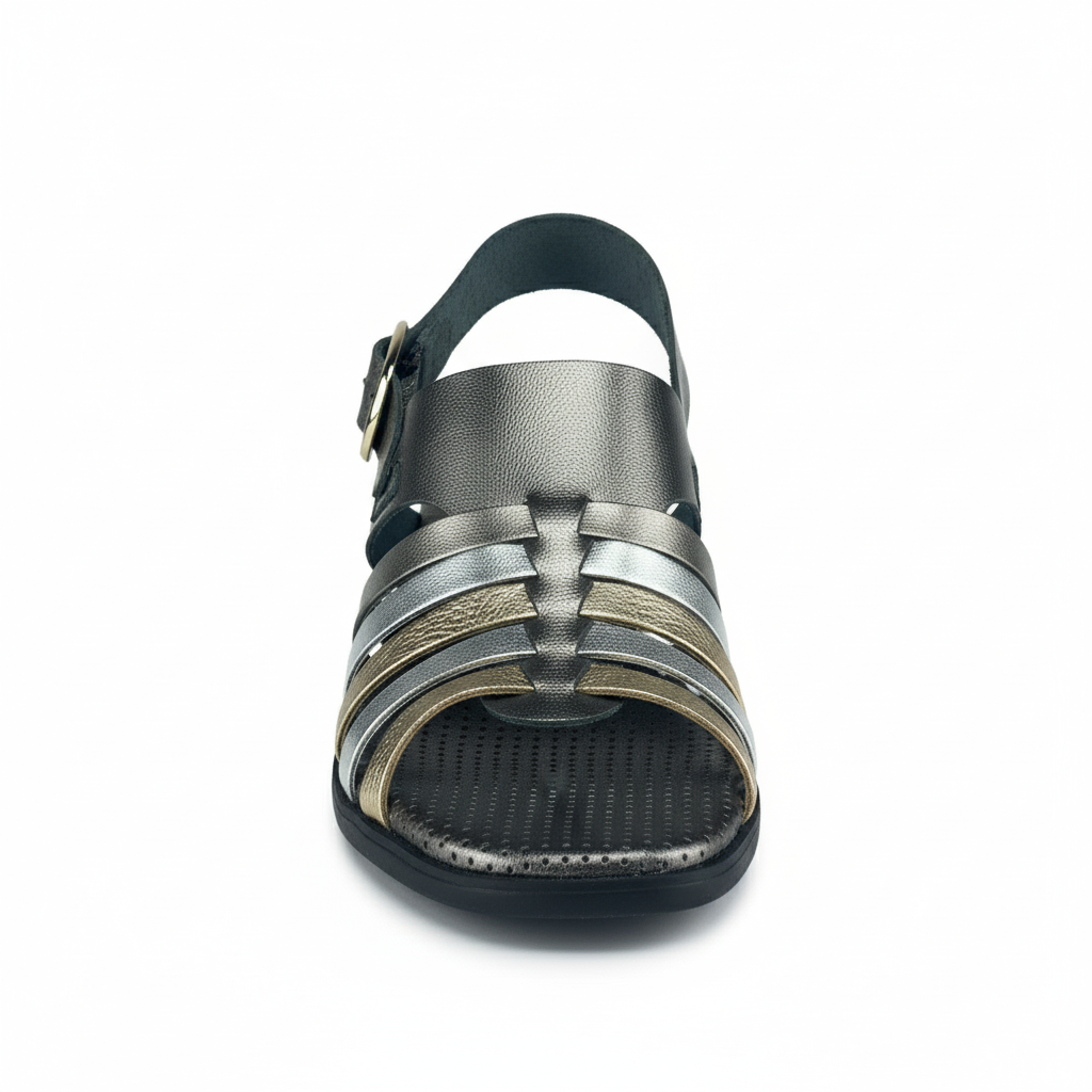 Sandália de Couro Rio de Luz - 8120