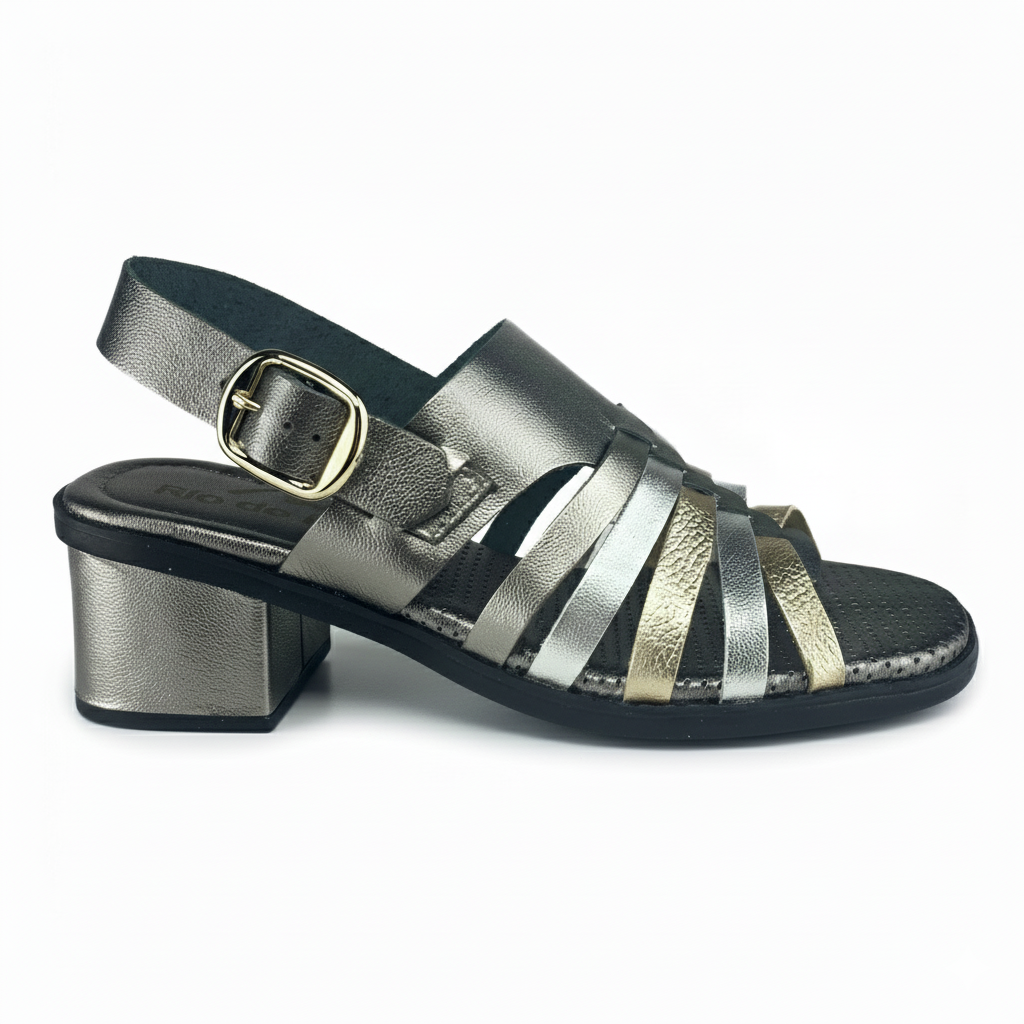 Sandália de Couro Rio de Luz - 8120