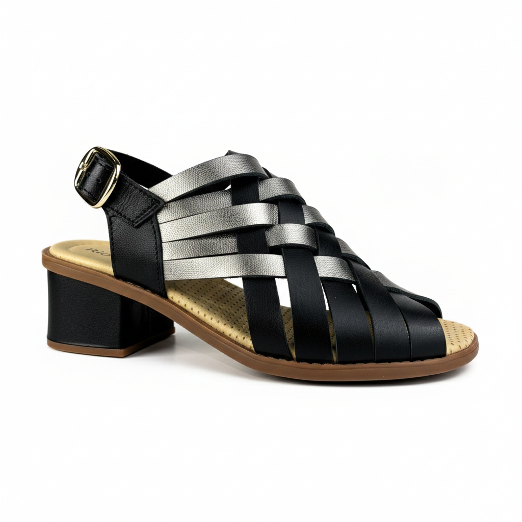 Sandália de Couro Rio de Luz - 8145