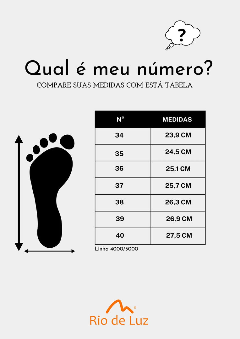 tabela de medidas